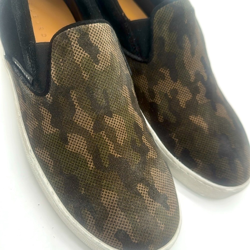 RUBIROSA VERA PELLE Camouflage Mens Leather Sneakers Size 41 EU / 8.0-8.5 US